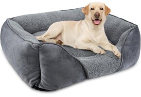Orthopedische Hondenmand Wasbaar Grijs 76x61x23 cm - 33% Korting