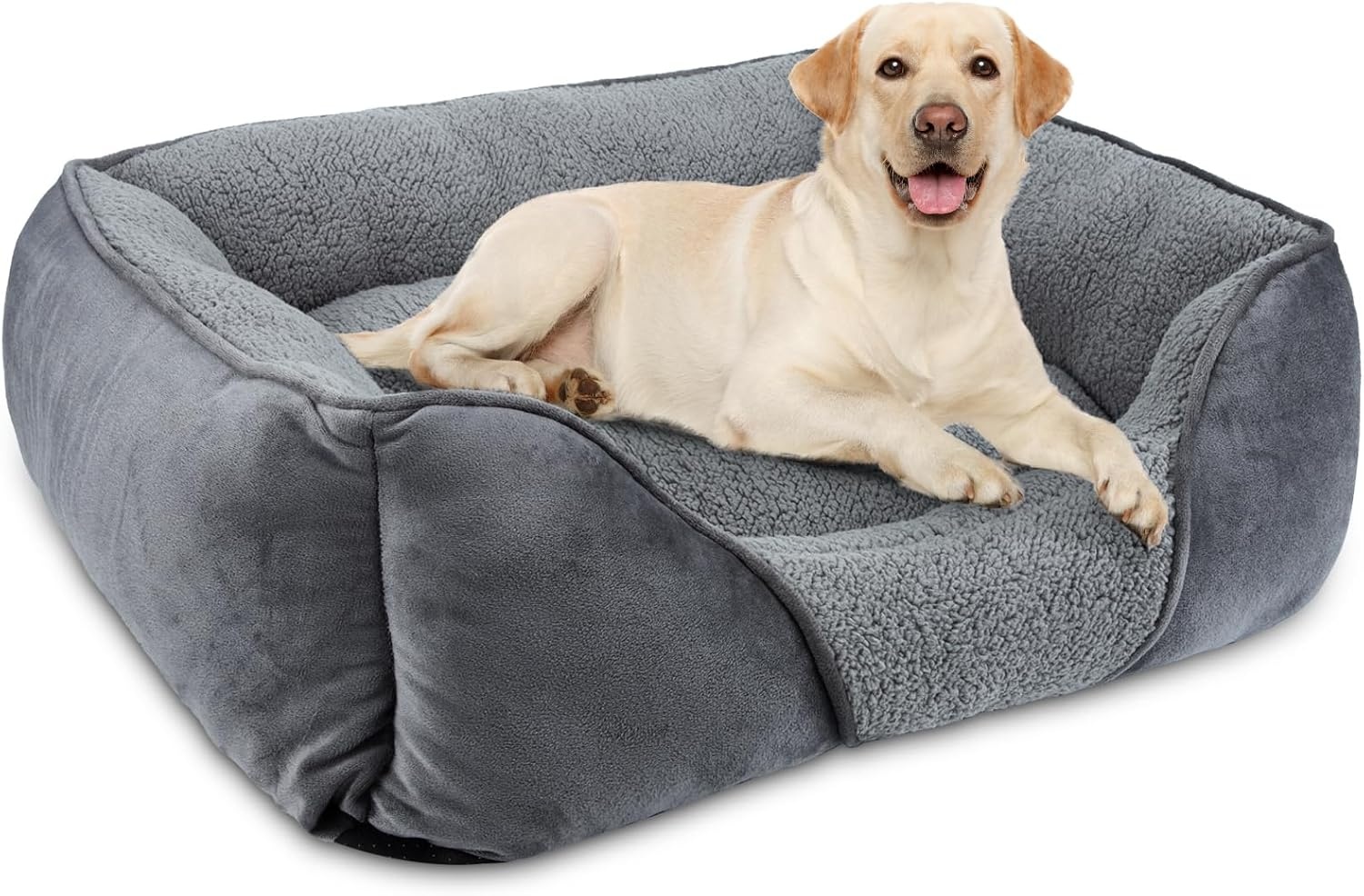 Orthopedische Hondenmand Wasbaar Grijs 76x61x23 cm - 33% Korting