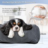 Orthopedische Hondenmand Wasbaar Grijs 76x61x23 cm - 33% Korting