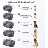 Orthopedische Hondenmand Wasbaar Grijs 76x61x23 cm - 33% Korting