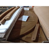 Inklapbare Teakhouten Tuintafel Ø 110x75 cm | 54% Korting