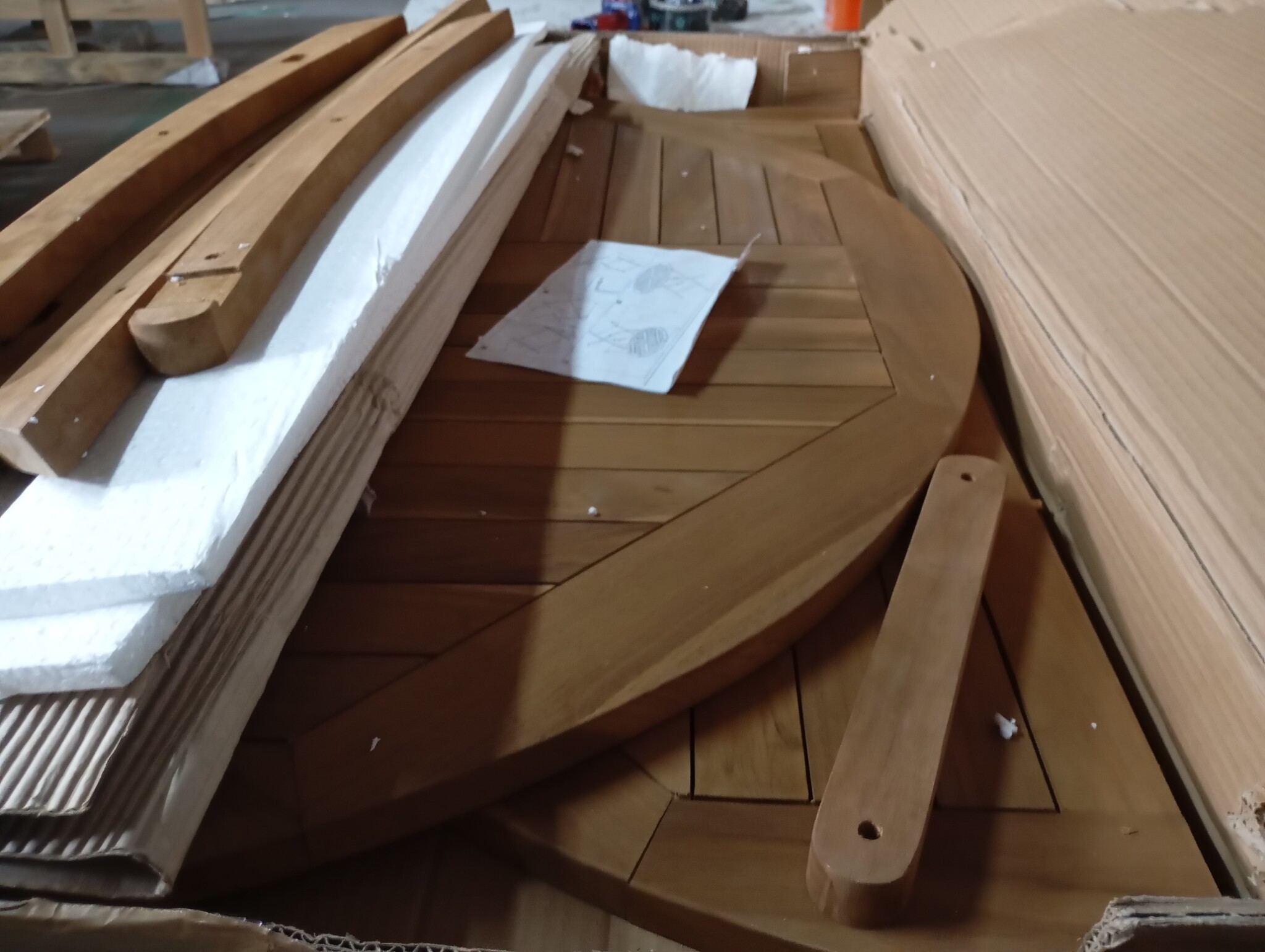 Inklapbare Teakhouten Tuintafel Ø 110x75 cm | 54% Korting