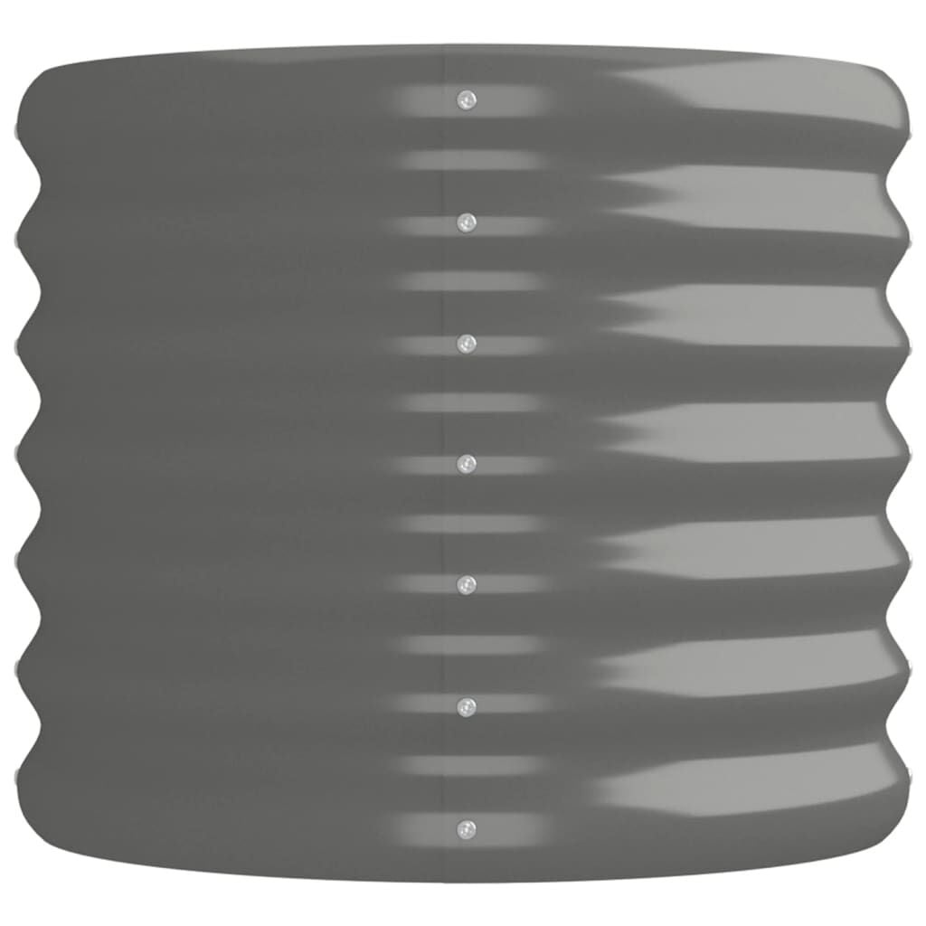 Plantenbak Gep. Staal Grijs 152x40x36cm - 33% Korting!