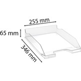 Exacompta Midi Brievenbak: A4, Stapelbaar, Transparant - 59% Korting!
