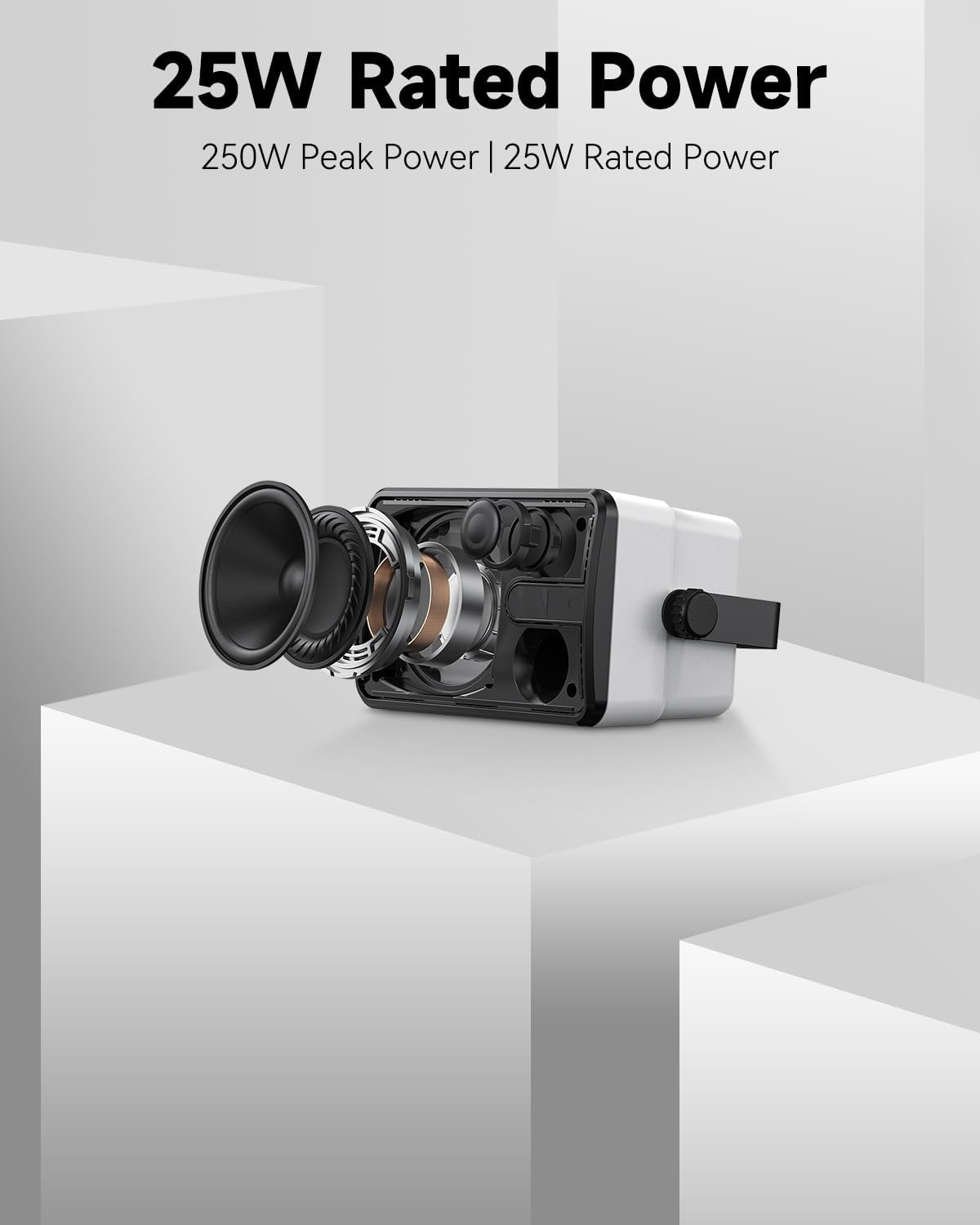Weerbestendige Buitenluidsprekers Wit - 2x 250W Piekvermogen | Bluetooth & Multi-Speaker