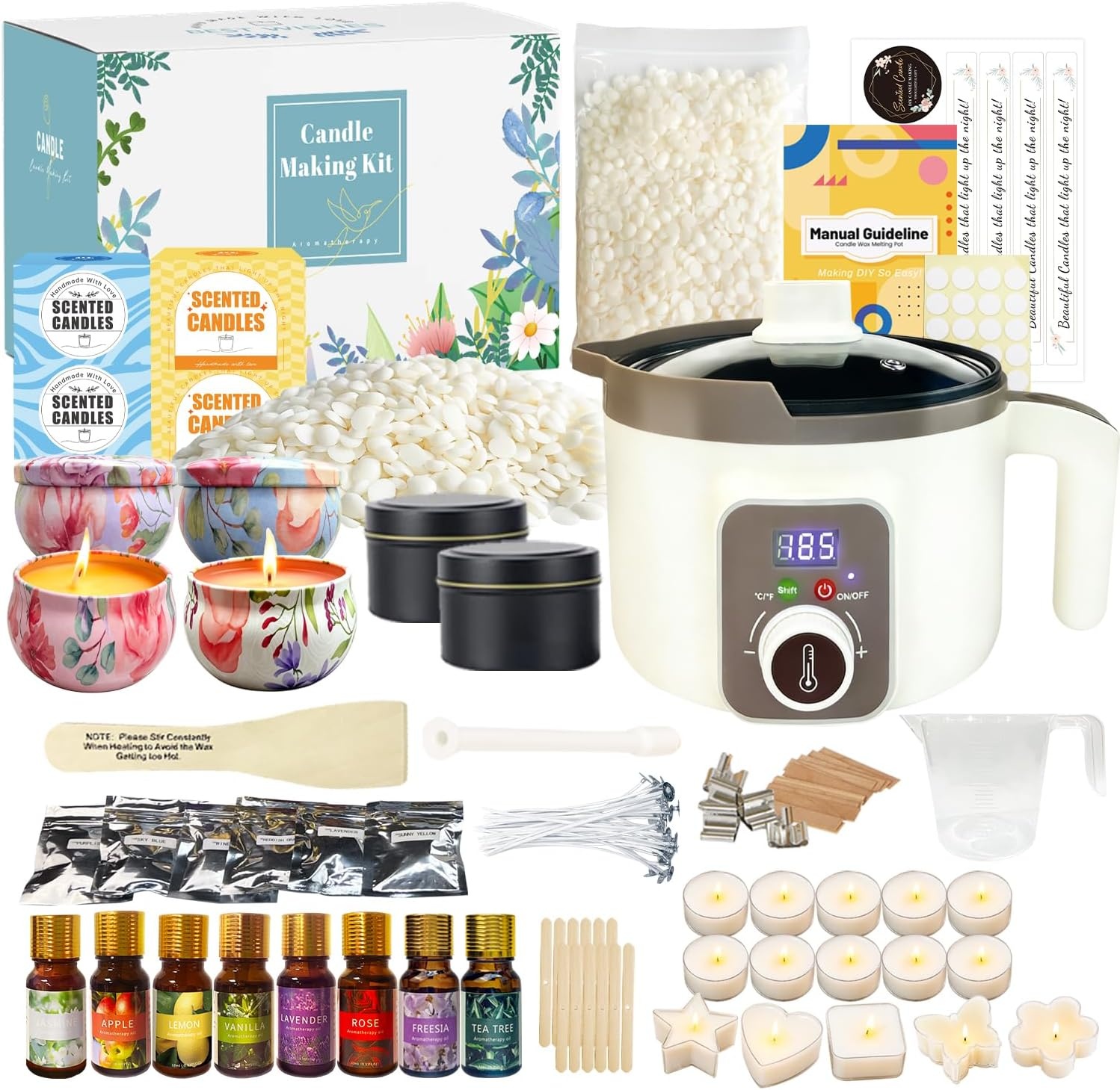 Kaarsen Maakset DIY Starterset | 34% Korting | Wit