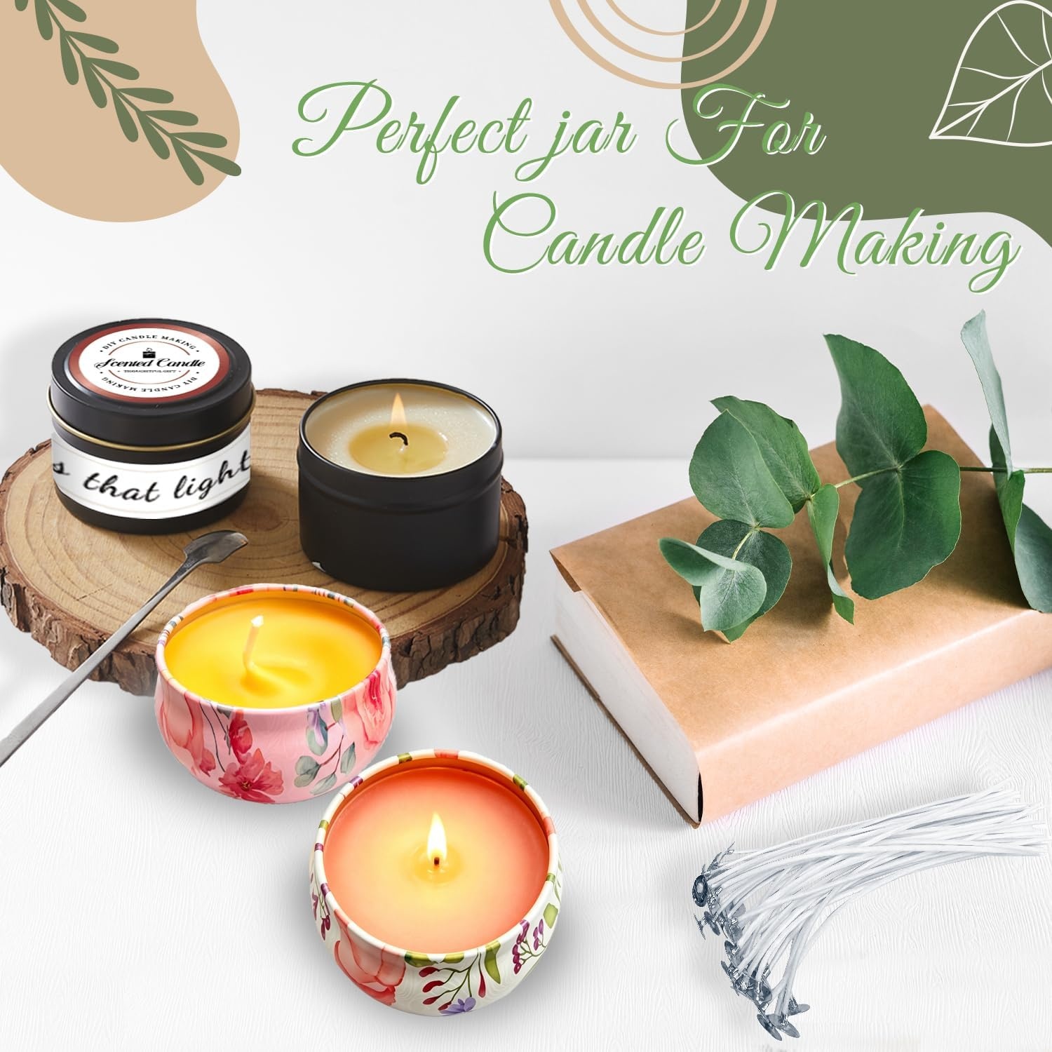 Kaarsen Maakset DIY Starterset | 34% Korting | Wit