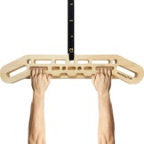 Houten Klim Hangplank - Vingerkracht & Training met 60% Korting