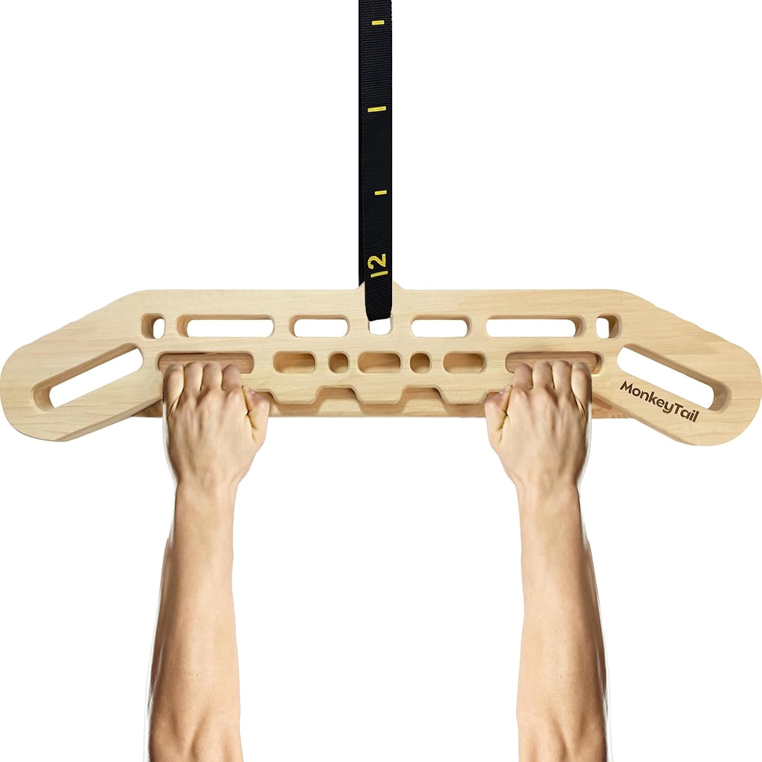 Houten Klim Hangplank - Vingerkracht & Training met 60% Korting