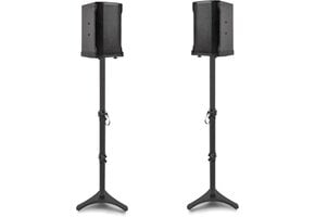 Verstelbare Luidsprekerstandaards (2x) Zwart - 78-104cm - Max. 5kg