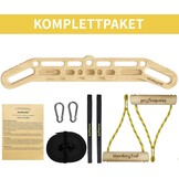 Houten Klim Hangplank - Vingerkracht & Training met 60% Korting