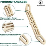 Houten Klim Hangplank - Vingerkracht & Training met 60% Korting