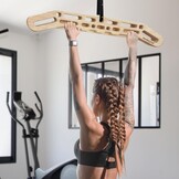 Houten Klim Hangplank - Vingerkracht & Training met 60% Korting