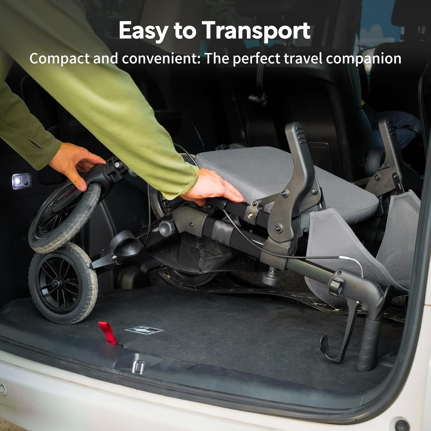 Rollator & Transportrolstoel 2-in-1 - Obsidian Zwart - 35% Korting