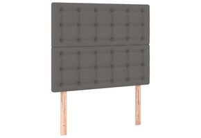 2 Hoofdborden Kunstleer Grijs 100x5x78/88 cm - 56% Korting