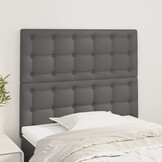 vidaXL Hoofdborden Kunstleer Grijs - 60% Korting