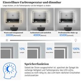 Dimbare LED Badkamerspiegel 100x60 cm - Anti-condens - 34% Korting