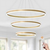 Ronde LED Hanglamp Kroonluchter Goud - 61% Korting