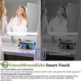 Dimbare LED Badkamerspiegel 100x60 cm - Anti-condens - 34% Korting