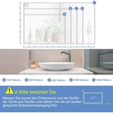 Dimbare LED Badkamerspiegel 100x60 cm - Anti-condens - 34% Korting