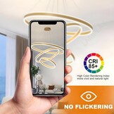 Ronde LED Hanglamp Kroonluchter Goud - 61% Korting