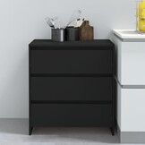 VidaXL Dressoir Zwart 70x41x75 cm - 34% Korting