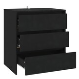 VidaXL Dressoir Zwart 70x41x75 cm - 34% Korting