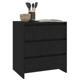 VidaXL Dressoir Zwart 70x41x75 cm - 34% Korting