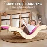 Montessori Klimrek met Glijbaan & Mat - 7-in-1 Berkenhout - 34% Korting
