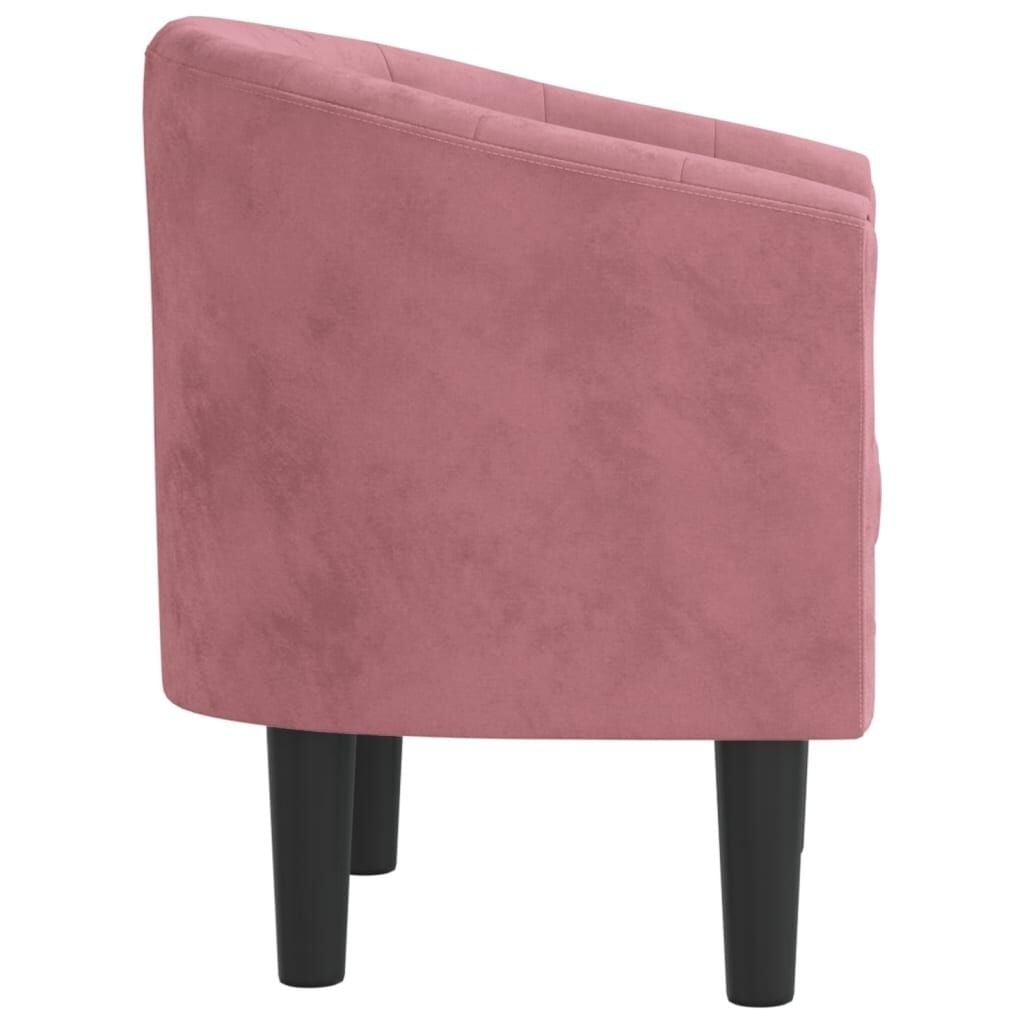 VidaXL Kuipstoel Fluweel Roze - 35% Korting!