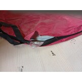 Zelfontplooiende Strandtent Rood-Grijs met Grondzeil - 50% Korting!