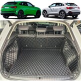 Op Maat Gemaakte Kofferbakmat Audi Q3 (2018-2025) - Kunstleer Zwart - 34% Korting