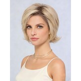 Blond Ombre Pixie Pruik met Pony: Natuurlijke Look & 57% Korting
