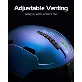 Skihelm Maat L Marineblauw | Verstelbare Ventilatie | 57% Korting!