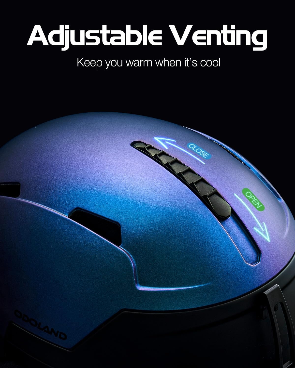 Skihelm Maat L Marineblauw | Verstelbare Ventilatie | 57% Korting!