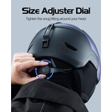 Skihelm Maat L Marineblauw | Verstelbare Ventilatie | 57% Korting!