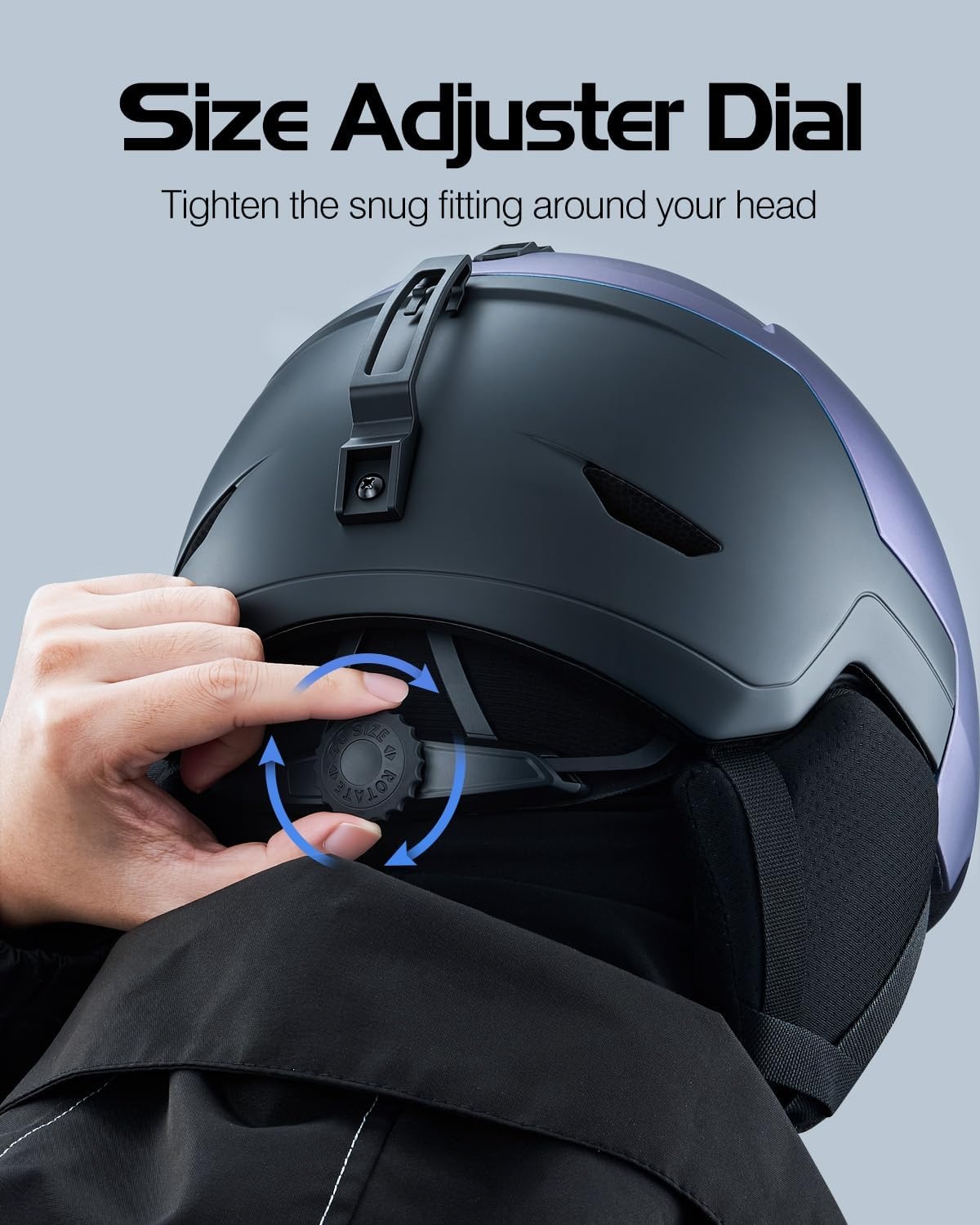 Skihelm Maat L Marineblauw | Verstelbare Ventilatie | 57% Korting!