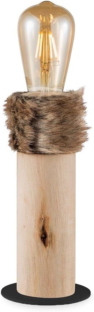 Maritieme Tafellamp Hout Touw Bruin 60 cm (34% Korting)