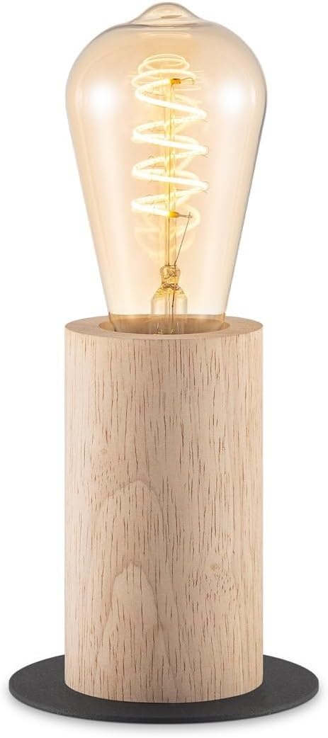 Maritieme Tafellamp Hout Touw Bruin 60 cm (34% Korting)