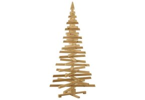 vidaXL Kerstbomen met standaard Bruin 180 cm Massief grenenhout
