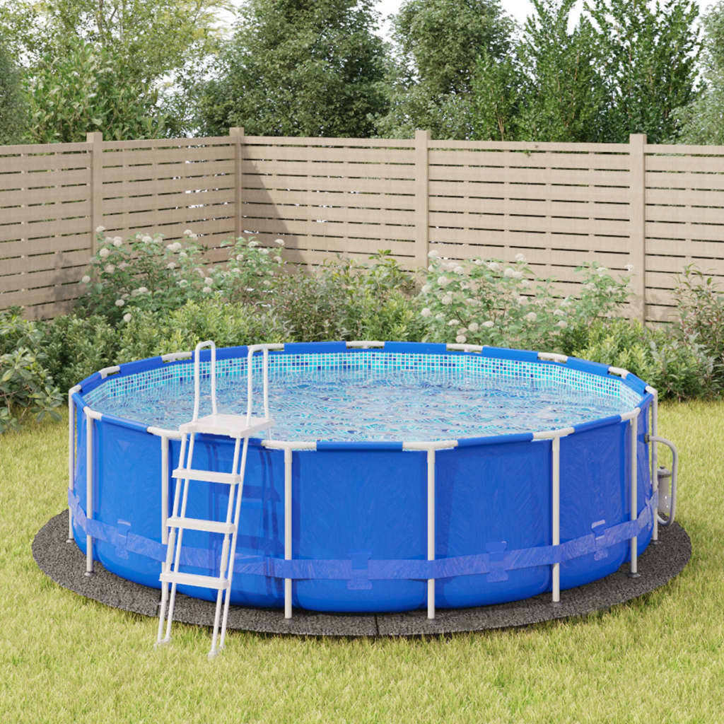 vidaXL Zwembadgrondzeil Ø458cm Polyester - 33% Korting