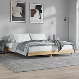 Houten Bedframe Sonoma Eiken 140x200 cm - 34% Korting