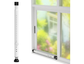 Veiligheidsstang Schuifdeuren & Ramen - Verstelbaar 40-120cm Wit - 31% Korting
