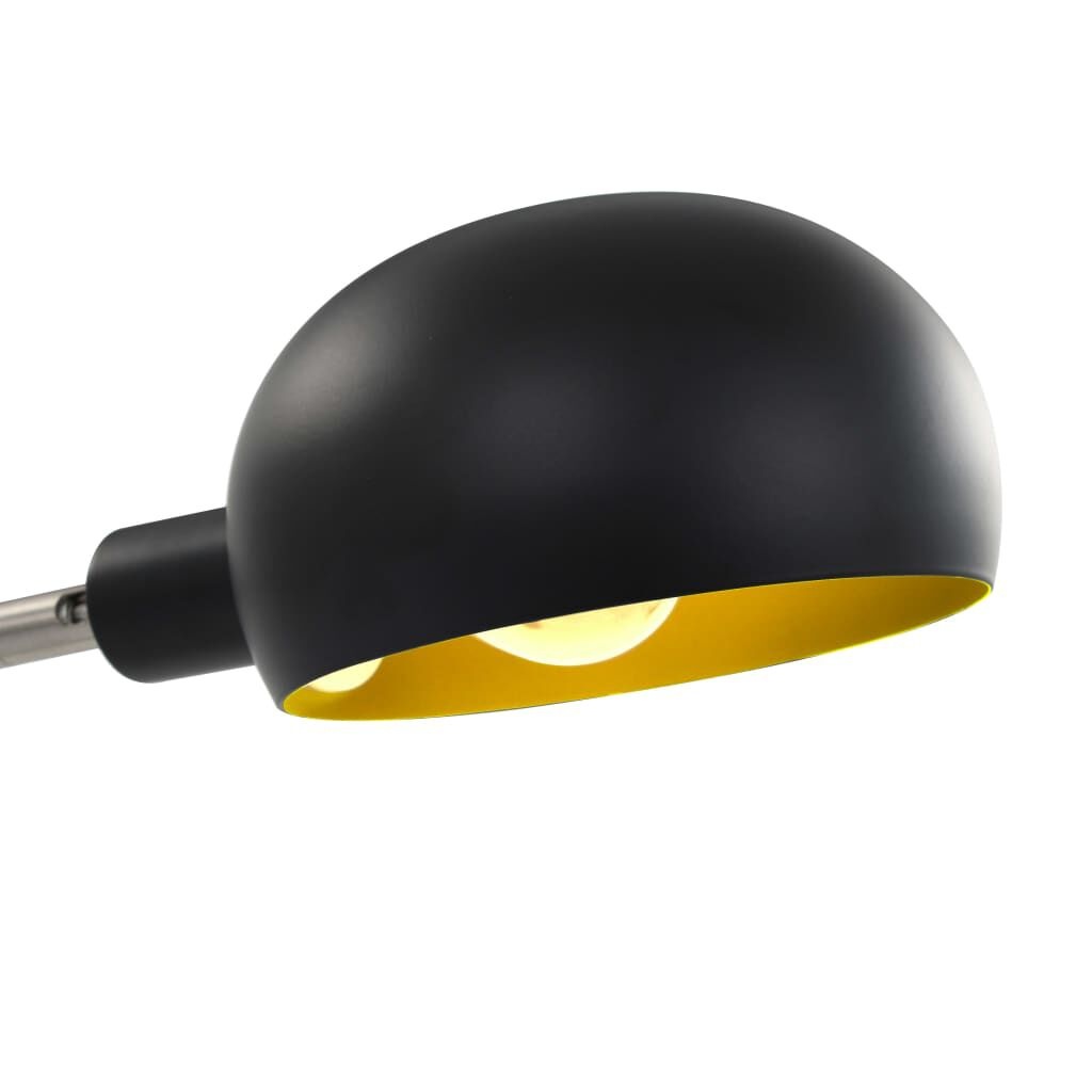 Verstelbare staande lamp zwart/goud 5xE14 - 35% korting
