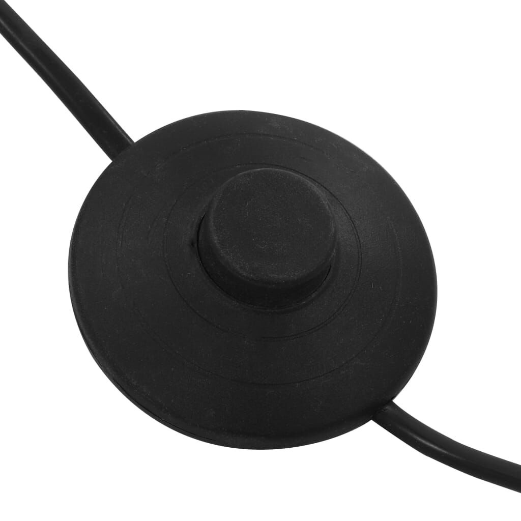 Verstelbare staande lamp zwart/goud 5xE14 - 35% korting