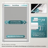 Elektrisch Rolgordijn Grijs (90x200cm) met Zonnepaneel & Afstandsbediening | -34%