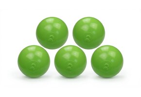 Groene Ballenbakballen 70mm - 300 Stuks - 50% Korting