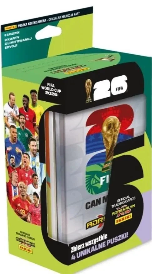 FIFA WK 2026 Adrenalyn XL Blik Voetbal Kaarten | 32% Korting