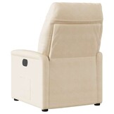 Verstelbare Beige Microvezel Fauteuil - 47% Korting