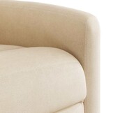 Verstelbare Beige Microvezel Fauteuil - 47% Korting